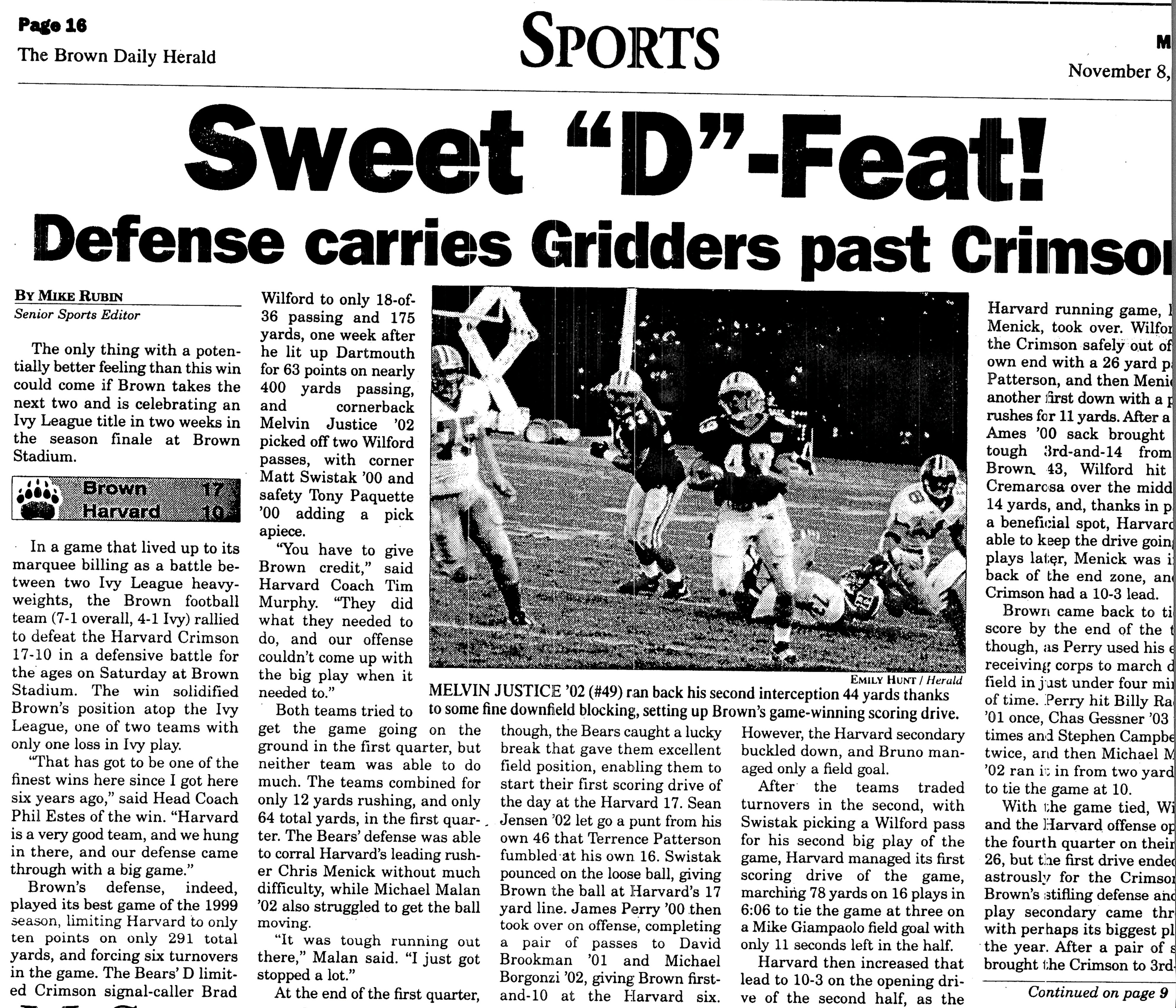 1999 Daily Herald Article