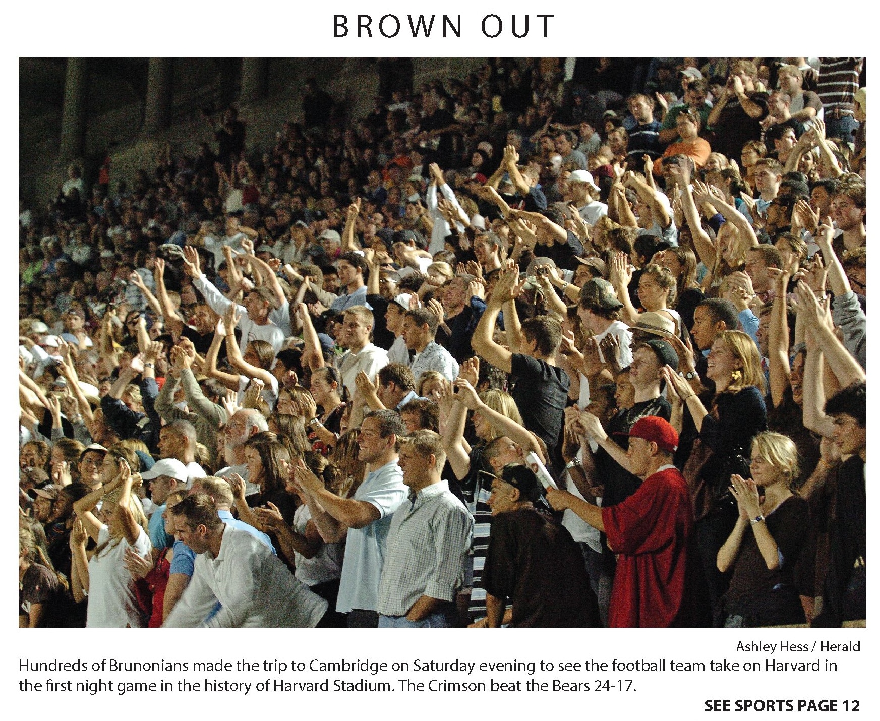 Brown vs. Harvard football