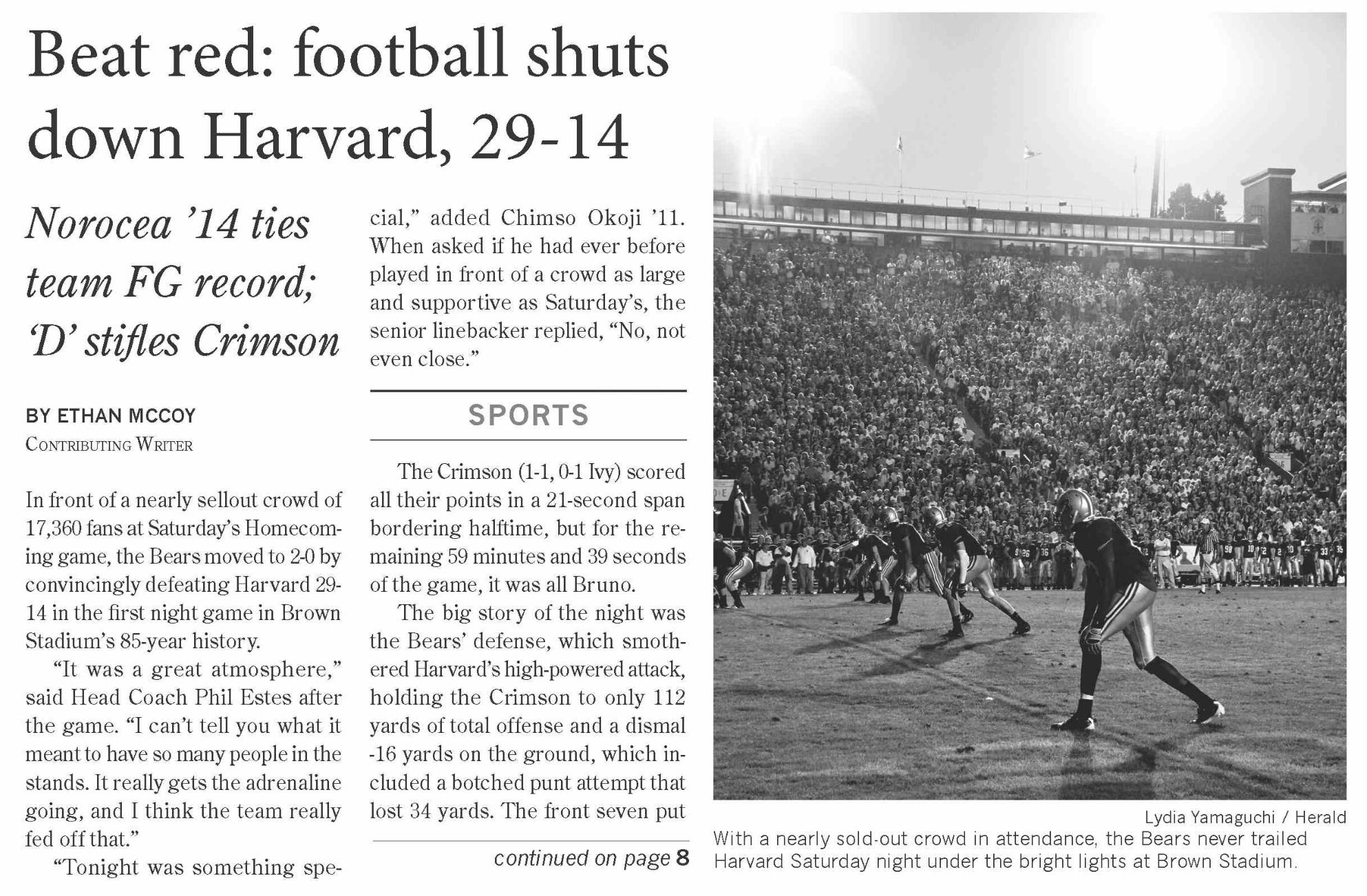 2010 Daily Herald Article