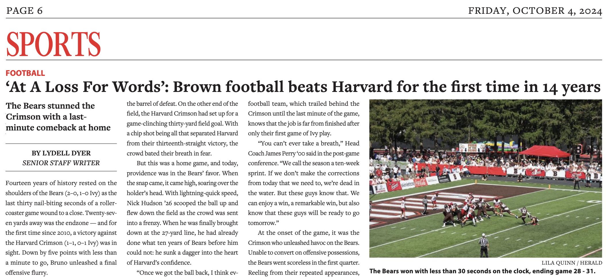 2024 Daily Herald Article